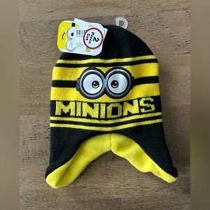 Minions Brand New winter hat with matching mittens